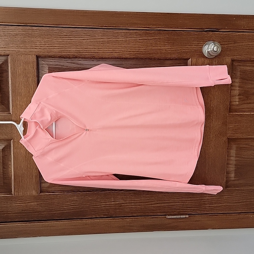 Coral 3/4 zip top